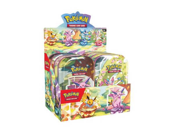 Prismatic Evolutions Mini Tin